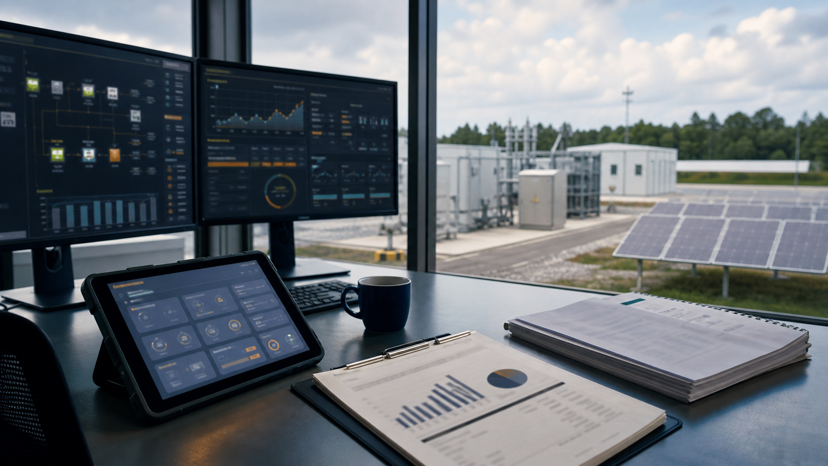 Industrial climate infrastructure, operating review materials and project-delivery context.